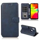 For Xiaomi Redmi 7 Shockproof PU + TPU Leather Phone Case(Blue) - 1