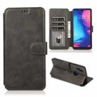 For Xiaomi Redmi Note 7 Shockproof PU + TPU Leather Phone Case(Black) - 1