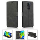 For Xiaomi Redmi Note 9 Shockproof PU + TPU Leather Phone Case(Black) - 1