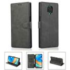 For Xiaomi Redmi Note 9 Pro Shockproof PU + TPU Leather Phone Case(Black) - 1