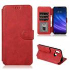 For Xiaomi Mi 8 Shockproof PU + TPU Leather Phone Case(Red) - 1