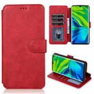 For Xiaomi Mi CC9 Pro Shockproof PU + TPU Leather Phone Case(Red) - 1