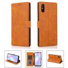 For Xiaomi Redmi 9A Shockproof PU + TPU Leather Phone Case(Khaki) - 1