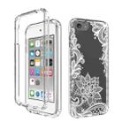 PC+TPU Transparent Painted Phone Case For iPod Touch 6(White Flower) - 1