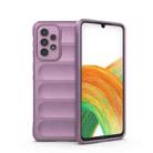 For Samsung Galaxy A33 5G Magic Shield TPU + Flannel Phone Case(Purple) - 1