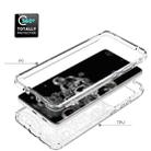 For Samsung Galaxy S20 Ultra PC+TPU Transparent Painted Phone Case(White Flower) - 5