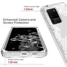 For Samsung Galaxy S20 Ultra PC+TPU Transparent Painted Phone Case(White Flower) - 6