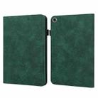 For Lenovo M10 Plus 10.6 3rd Gen 2022 Lace Flower Embossing Pattern Leather Tablet Case(Green) - 1