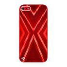 For iPhone SE 2022 / SE 2020 / 8 / 7 9XA Texture TPU + Tempered Glass Phone Case(Red) - 1