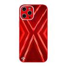 For iPhone 11 Pro 9XA Texture TPU + Tempered Glass Phone Case (Red) - 1