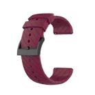 For Suunto 7 Lightning Silicone Watch Band(Red Wine) - 1