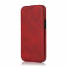 For iPhone 13 Knight Magnetic Suction Leather Phone Case(Red) - 2