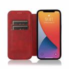 For iPhone 13 Knight Magnetic Suction Leather Phone Case(Red) - 4