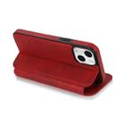 For iPhone 13 Knight Magnetic Suction Leather Phone Case(Red) - 6