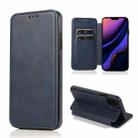 For iPhone 11 Pro Max Knight Magnetic Suction Leather Phone Case (Blue) - 1