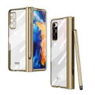 For Xiaomi Mi Mix Fold Electroplating Hinge Phone Case with Stylus(Gold) - 1