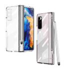 For Xiaomi Mi Mix Fold Electroplating Hinge Phone Case with Stylus(Transparent) - 1