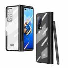 For Huawei Mate X2 Full Body Electroplating Hinge Phone Case with Stylus(Black) - 1