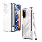 For Xiaomi Mi Mix Fold Full Body Electroplating Hinge Phone Case with Stylus(Transparent) - 1