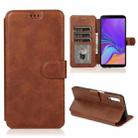 For Samsung Galaxy A7 2018 Shockproof PU + TPU Leather Phone Case(Brown) - 1