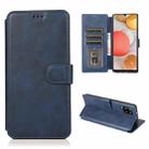 For Samsung Galaxy A42 5G Shockproof PU + TPU Leather Phone Case(Blue) - 1