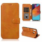 For Samsung Galaxy M30 Shockproof PU + TPU Leather Phone Case(Khaki) - 1