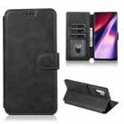 For Samsung Galaxy Note10+ Shockproof PU + TPU Leather Phone Case(Black) - 1