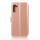 For Samsung Galaxy Note10 Shockproof PU + TPU Leather Phone Case(Rose Gold) - 3