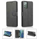 For Samsung Galaxy Note20 Shockproof PU + TPU Leather Phone Case(Black) - 1