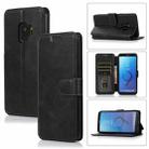 For Samsung Galaxy S9 Shockproof PU + TPU Leather Phone Case(Black) - 1