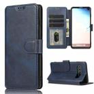 For Samsung Galaxy S10 Shockproof PU + TPU Leather Phone Case(Blue) - 1