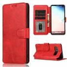 For Samsung Galaxy S10 Shockproof PU + TPU Leather Phone Case(Red) - 1