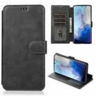 For Samsung Galaxy S20 Ultra Shockproof PU + TPU Leather Phone Case(Black) - 1