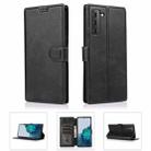 For Samsung Galaxy S21+ 5G Shockproof PU + TPU Leather Phone Case(Black) - 1
