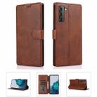 For Samsung Galaxy S21+ 5G Shockproof PU + TPU Leather Phone Case(Brown) - 1