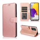 For Samsung Galaxy A52 5G / 4G Shockproof PU + TPU Leather Phone Case(Rose Gold) - 1