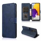 For Samsung Galaxy A52 5G / 4G Shockproof PU + TPU Leather Phone Case(Blue) - 1