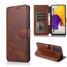 For Samsung Galaxy A72 5G / 4G Shockproof PU + TPU Leather Phone Case(Brown) - 1