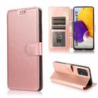 For Samsung Galaxy A72 5G / 4G Shockproof PU + TPU Leather Phone Case(Rose Gold) - 1