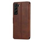For Samsung Galaxy S22 5G Shockproof PU + TPU Leather Phone Case(Brown) - 3
