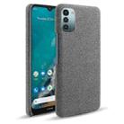 For Nokia G11 Cloth Texture PC + Nylon Back Phone Case(Grey) - 1