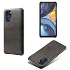 For Motorola Moto G 5G 2022 Calf Texture PC + PU Phone Case(Black) - 1