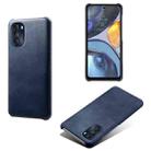 For Motorola Moto G 5G 2022 Calf Texture PC + PU Phone Case(Blue) - 1