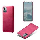 For Nokia G11 Calf Texture PC + PU Phone Case(Rose Red) - 1