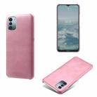 For Nokia G21 Calf Texture PC + PU Phone Case(Pink) - 1