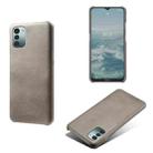 For Nokia G21 Calf Texture PC + PU Phone Case(Grey) - 1