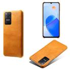 For Honor Play6T Calf Texture PC + PU Phone Case(Orange) - 1