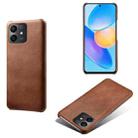 For Honor Play6T Pro Calf Texture PC + PU Phone Case(Brown) - 1