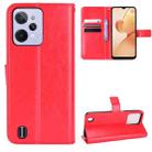 For OPPO Realme C31 Retro Crazy Horse Texture Leather Phone Case(Red) - 1