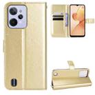 For OPPO Realme C31 Retro Crazy Horse Texture Leather Phone Case(Gold) - 1